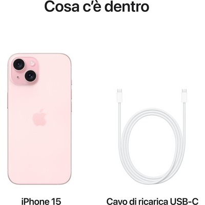 Smartphone Apple iPhone 15 128GB Pink rosa