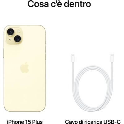 Smartphone Apple iPhone 15 Plus 128GB Yellow giallo