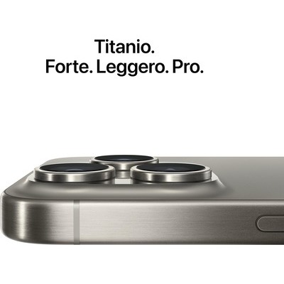 Smartphone Apple iPhone 15 Pro 256GB White Titanium titanio bianco