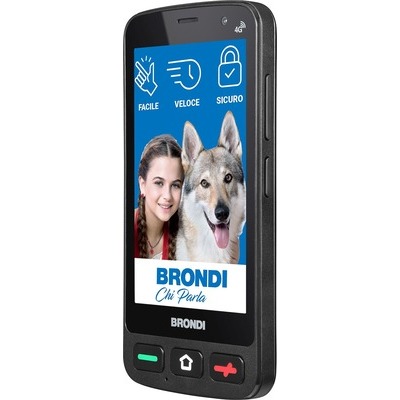 Smartphone Brondi Amico Smartphone Pocket con Google Play nero