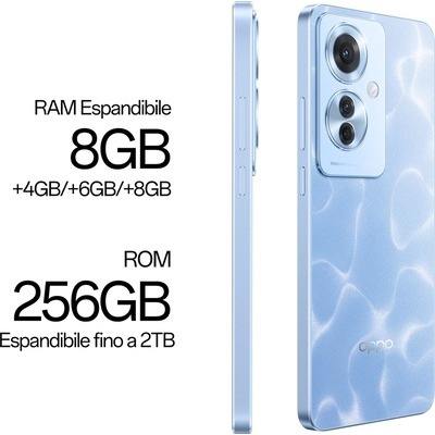 Smartphone Oppo Reno 11F blue blu