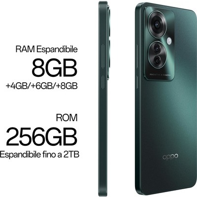 Smartphone Oppo Reno 11F green verde