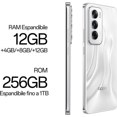 Smartphone Oppo Reno12 5G 256GB astro silver