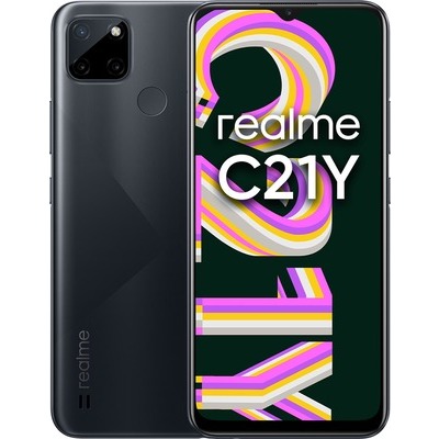Smartphone Realme C21Y 3+32 black nero