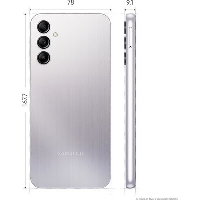 Smartphone Samsung Galaxy A14 4+128GB aura silver