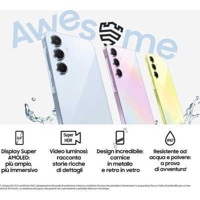 Smartphone Samsung Galaxy A55 5G 256GB lillac lavanda