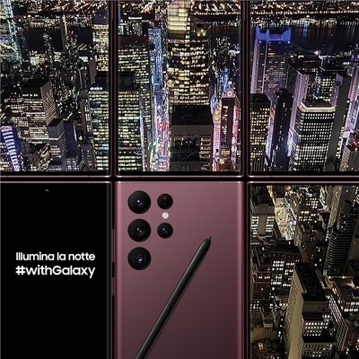 Smartphone Samsung Galaxy S22 Ultra 128GB burgundy