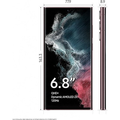 Smartphone Samsung Galaxy S22 Ultra 512GB rosso