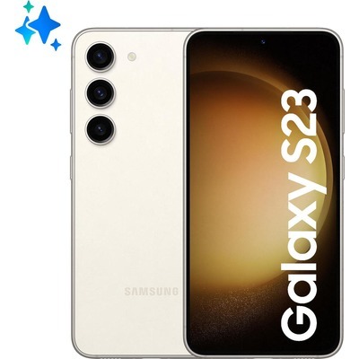 Smartphone Samsung Galaxy S23 128GB cotton flower bianco