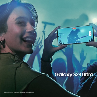 Smartphone Samsung Galaxy S23 Ultra 256GB phantom black nero