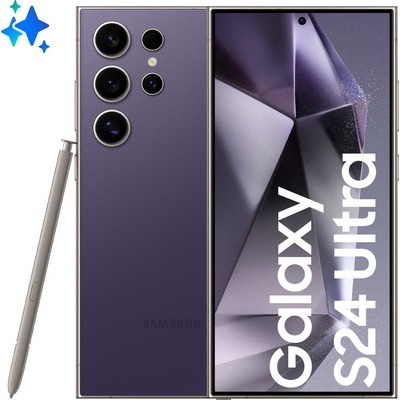 Smartphone Samsung Galaxy S24 Ultra 256GB titanium violet titanio viola