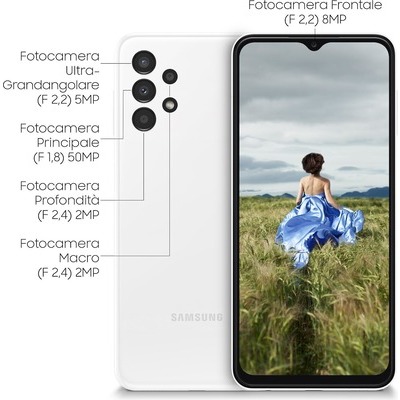 Smartphone Tim Samsung Galaxy A13 32GB white bianco