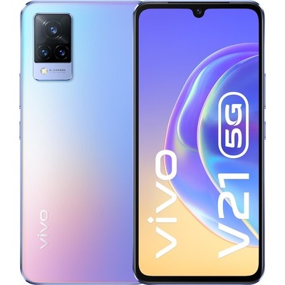 Smartphone Vivo V21 5G sunset white bianco