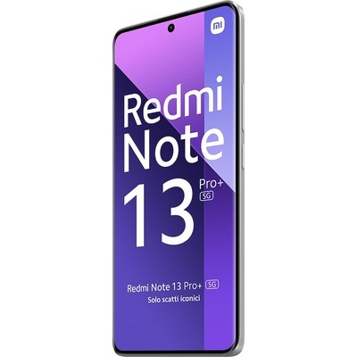 Smartphone Xiaomi Redmi Note 13 Pro+ 5G 12+512 moonlight white bianco