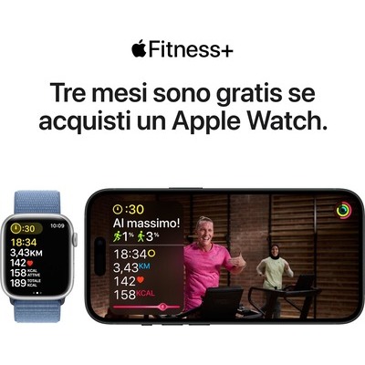 Smartwatch Apple Watch SE GPS 40mm in alluminio Midnight con cinturino sport midnight - M/L