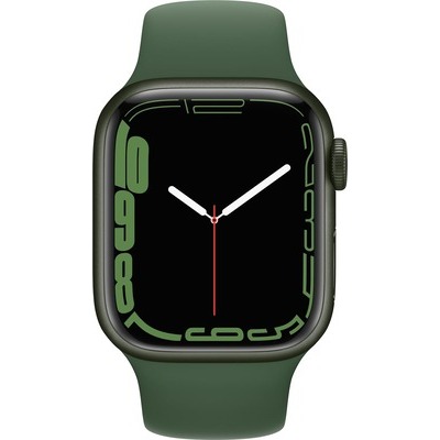Smartwatch Apple Watch Serie 7 GPS+cellular cassa 41mm in alluminio verde con cinturino sport verde