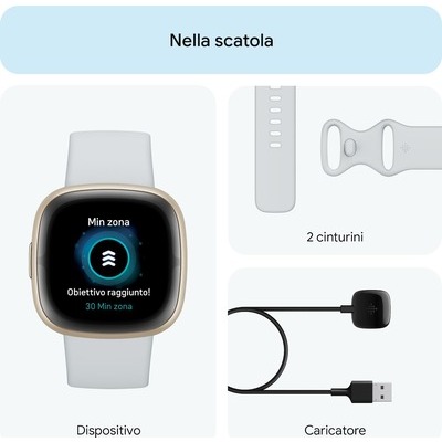 Smartwatch Fitbit Sense 2 blu alluminio