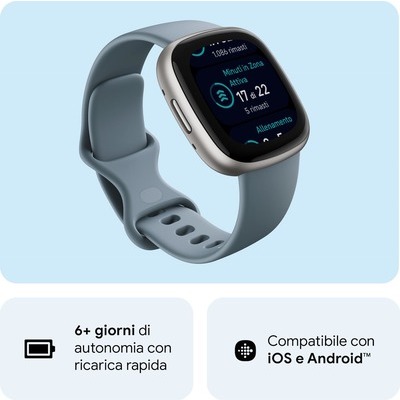 Smartwatch Fitbit Versa 4 blu