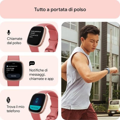 Smartwatch Fitbit Versa 4 pink rosa