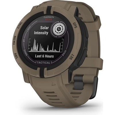 Smartwatch Garmin Instinct 2 Solar Tactical edition coyote tan marrone