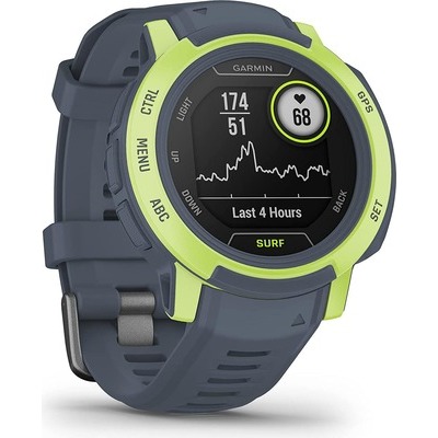 Smartwatch Garmin Instinct 2 surf edition Mavericks grigio scuro/verde lime