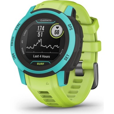 Smartwatch Garmin Instinct 2S surf edition waikiki verde lime/azzurro