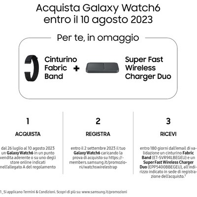 Smartwatch Samsung Galaxy Watch 6 40mm bluetooth grafite