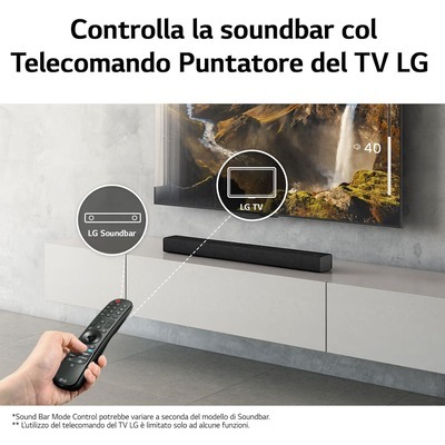 Soundbar + Subwoofer wireless LG S60Q