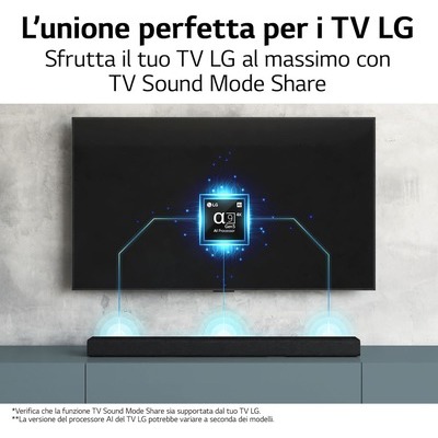 Soundbar + Subwoofer wireless LG S65Q