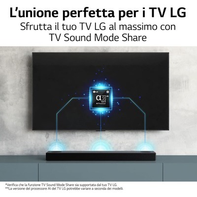 Soundbar + Subwoofer wireless LG S75Q
