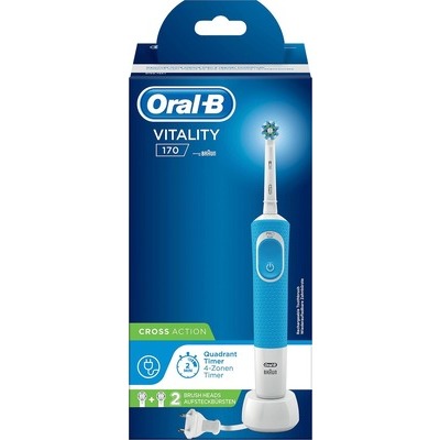 Spazzolino elettrico Braun Oral-B Vitality D170 cross action blu