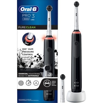 Spazzolino elettrico Oral-B Braun Pro 3 Charcoal