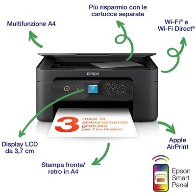 Stampante multifunzione Epson XP-3200 nera