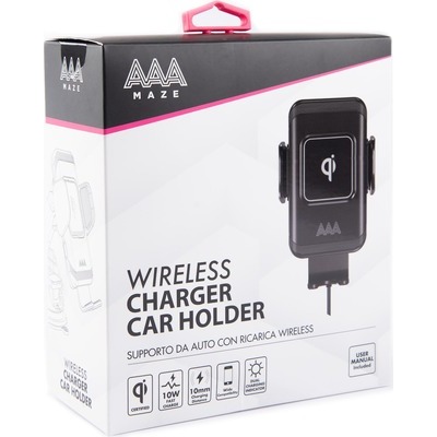Supporto auto AAAmaze AMMT0012 con ricarica wireless input DC 5V 2A / 9V 1.67A