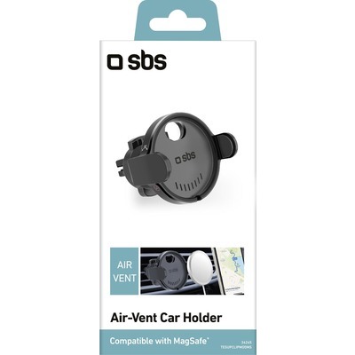 Supporto da auto SBS per bocchetta d'aerazione compatibile con MagSafe nero