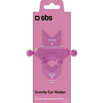 Supporto da bocchetta SBS gravity rosa