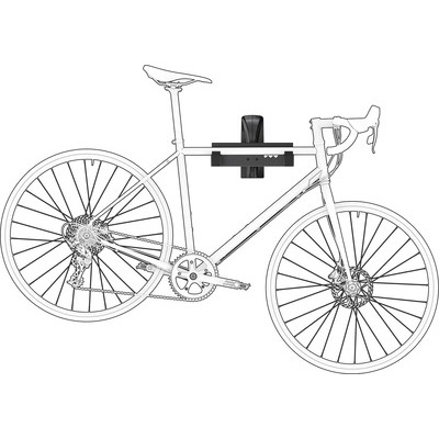 Supporto da parete Meliconi con mono braccio per biciclette ed e-bike