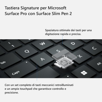 Tastiera Microsoft ProX e Pro9 con penna