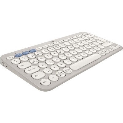 Tastiera per tablet Logitech K380S Pebble bianco