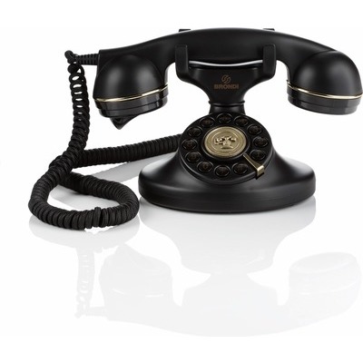 Telefono a filo Brondi Vintage 10 black nero