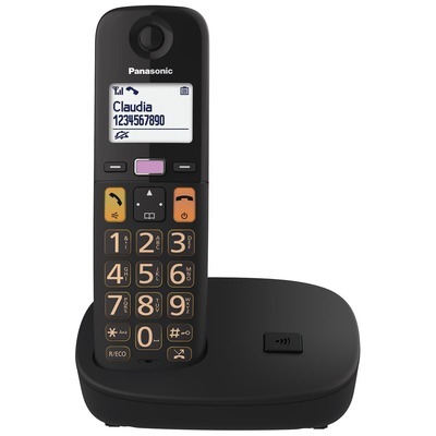 Telefono Cordless Panasonic KX-TGU110EXB nero