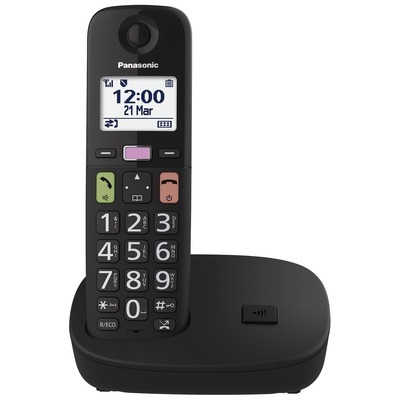 Telefono Cordless Panasonic KX-TGU110EXB nero