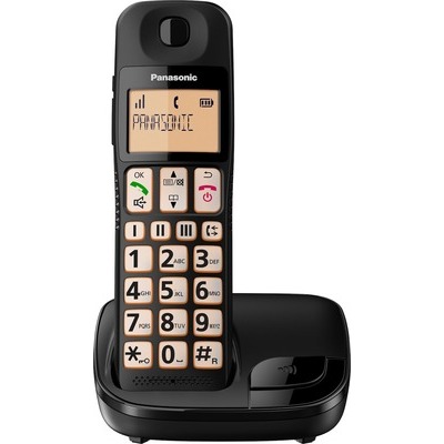 Telefono Cordless Panasonic TGE110JTB black nero - DIMOStore