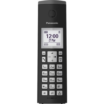 Telefono Cordless Panasonic TGK210JTB black nero