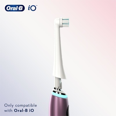 Testina di ricambio spazzolini ricaricabili braun Oral-B serie IO 7,8,9 Gentle Care sensitive confezione 2pz white bianco