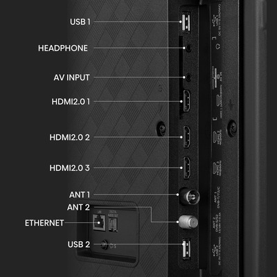 TV LED 4K Smart Hisense 50A69K UHD