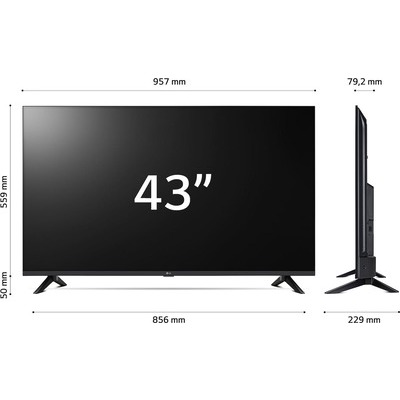 TV LED 4K Smart LG 43UR74006