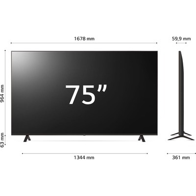 TV LED LG 75UR76006 Smart 4K Ultra HD