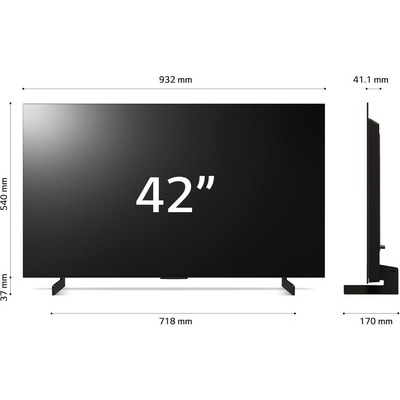 TV OLED Smart LG OLED42C44 calibrato 4K e FULL HD