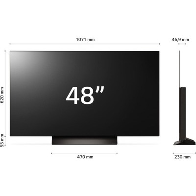 TV OLED Smart LG OLED48C44 Calibrato 4K e FULL HD